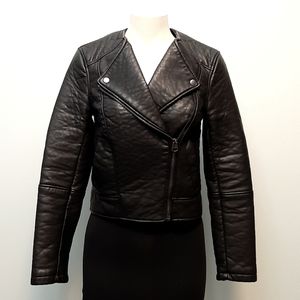 🅱️🅾️G🅾️ Topshop black vegan leather jacket